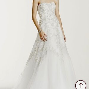 David’s bridal wedding dress.